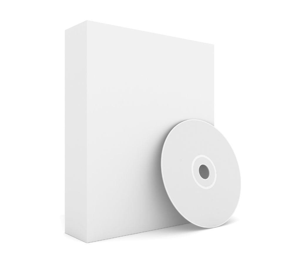 Icons representing cloud computing, software solutions, and IT support